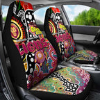 Lions AFL Celebrating 50 Years of Naidoc Car Seat Cover NAIDOC Week 2025 Aboriginal