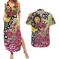 Personalised Lions AFL Celebrating 50 Years of Naidoc Couples Matching Summer Maxi Dress and Hawaiian Shirt NAIDOC Week 2025 Aboriginal