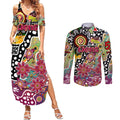 Personalised Lions AFL Celebrating 50 Years of Naidoc Couples Matching Summer Maxi Dress and Long Sleeve Button Shirt NAIDOC Week 2025 Aboriginal
