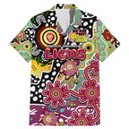 Personalised Lions AFL Celebrating 50 Years of Naidoc Family Matching Mermaid Dress and Hawaiian Shirt NAIDOC Week 2025 Aboriginal