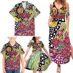 Personalised Lions AFL Celebrating 50 Years of Naidoc Family Matching Summer Maxi Dress and Hawaiian Shirt NAIDOC Week 2025 Aboriginal