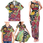 Personalised Lions AFL Celebrating 50 Years of Naidoc Family Matching Tank Maxi Dress and Hawaiian Shirt NAIDOC Week 2025 Aboriginal