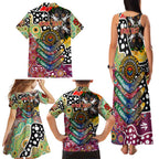 Personalised Lions AFL Celebrating 50 Years of Naidoc Family Matching Tank Maxi Dress and Hawaiian Shirt NAIDOC Week 2025 Aboriginal