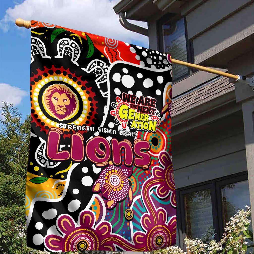 Lions AFL Celebrating 50 Years of Naidoc Garden Flag NAIDOC Week 2025 Aboriginal