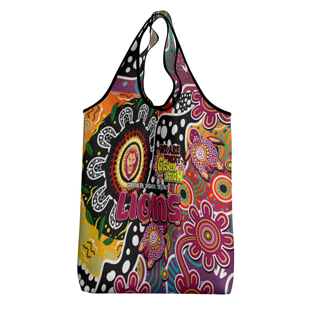 Lions AFL Celebrating 50 Years of Naidoc Grocery Bag NAIDOC Week 2025 Aboriginal