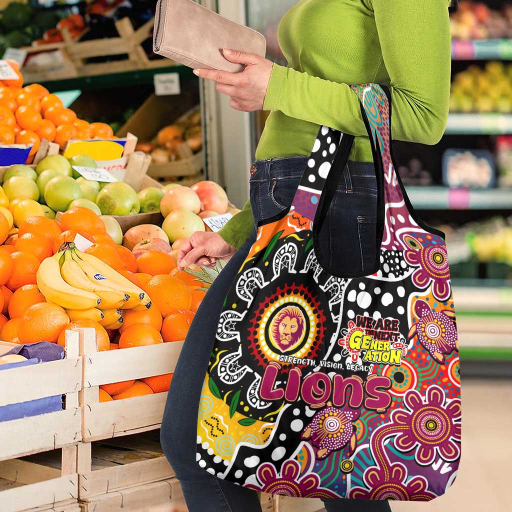 Lions AFL Celebrating 50 Years of Naidoc Grocery Bag NAIDOC Week 2025 Aboriginal