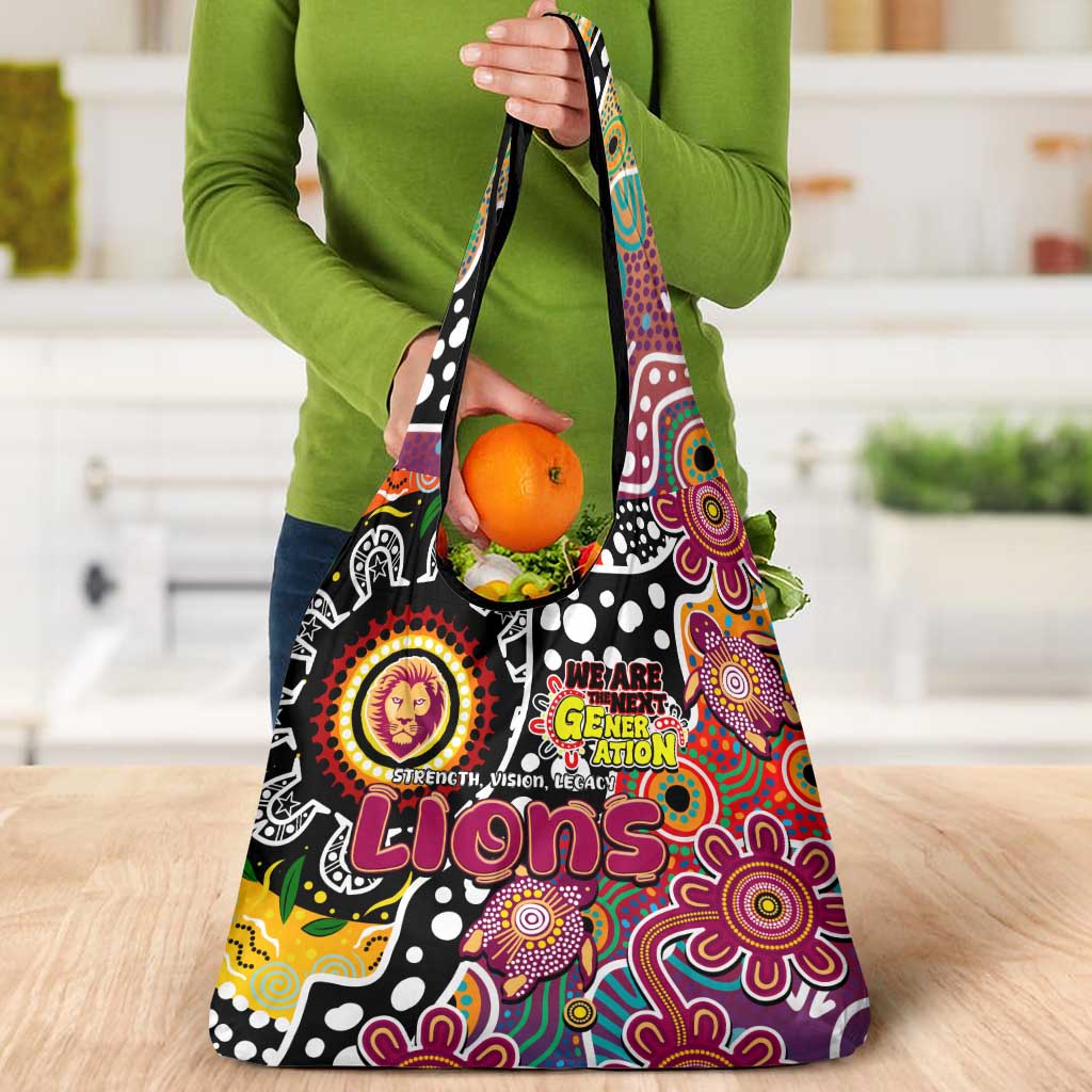 Lions AFL Celebrating 50 Years of Naidoc Grocery Bag NAIDOC Week 2025 Aboriginal
