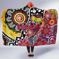Lions AFL Celebrating 50 Years of Naidoc Hooded Blanket NAIDOC Week 2025 Aboriginal