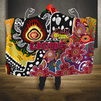 Lions AFL Celebrating 50 Years of Naidoc Hooded Blanket NAIDOC Week 2025 Aboriginal