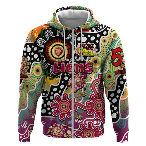 Personalised Lions AFL Celebrating 50 Years of Naidoc Hoodie NAIDOC Week 2025 Aboriginal