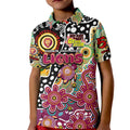 Personalised Lions AFL Celebrating 50 Years of Naidoc Kid Polo Shirt NAIDOC Week 2025 Aboriginal