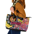 Lions AFL Celebrating 50 Years of Naidoc Leather Tote Bag NAIDOC Week 2025 Aboriginal