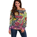 Personalised Lions AFL Celebrating 50 Years of Naidoc Off Shoulder Sweater NAIDOC Week 2025 Aboriginal