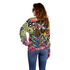 Personalised Lions AFL Celebrating 50 Years of Naidoc Off Shoulder Sweater NAIDOC Week 2025 Aboriginal