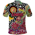 Personalised Lions AFL Celebrating 50 Years of Naidoc Polo Shirt NAIDOC Week 2025 Aboriginal