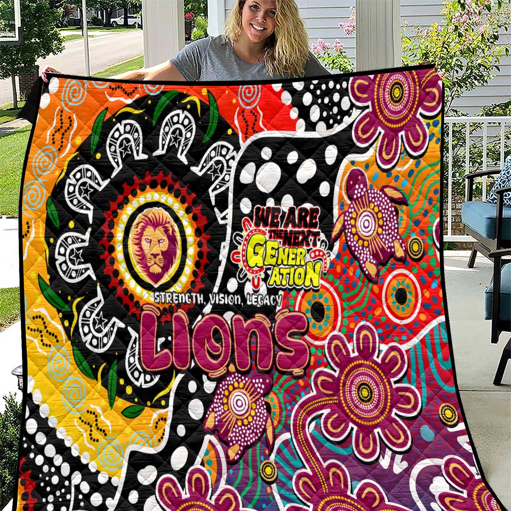 Lions AFL Celebrating 50 Years of Naidoc Quilt NAIDOC Week 2025 Aboriginal