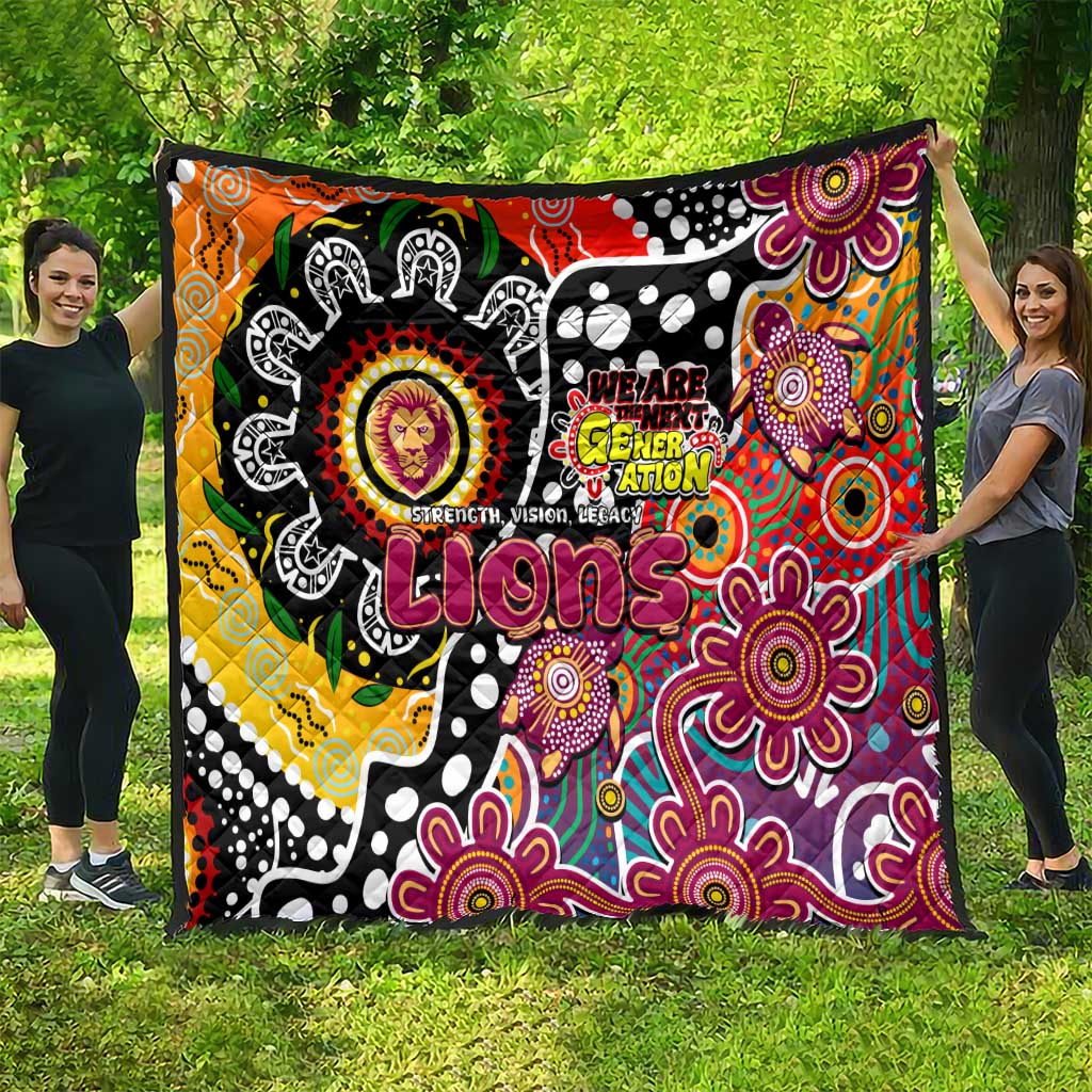 Lions AFL Celebrating 50 Years of Naidoc Quilt NAIDOC Week 2025 Aboriginal