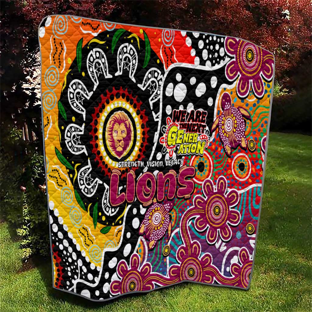 Lions AFL Celebrating 50 Years of Naidoc Quilt NAIDOC Week 2025 Aboriginal