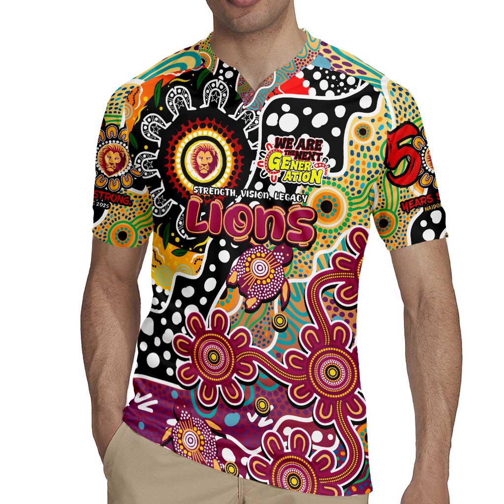 Personalised Lions AFL Celebrating 50 Years of Naidoc Rugby Jersey NAIDOC Week 2025 Aboriginal