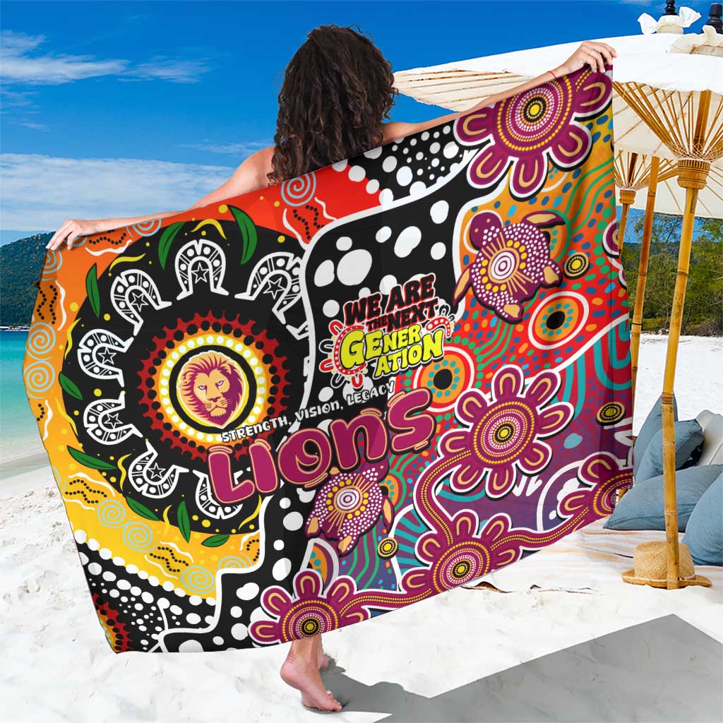 Lions AFL Celebrating 50 Years of Naidoc Sarong NAIDOC Week 2025 Aboriginal