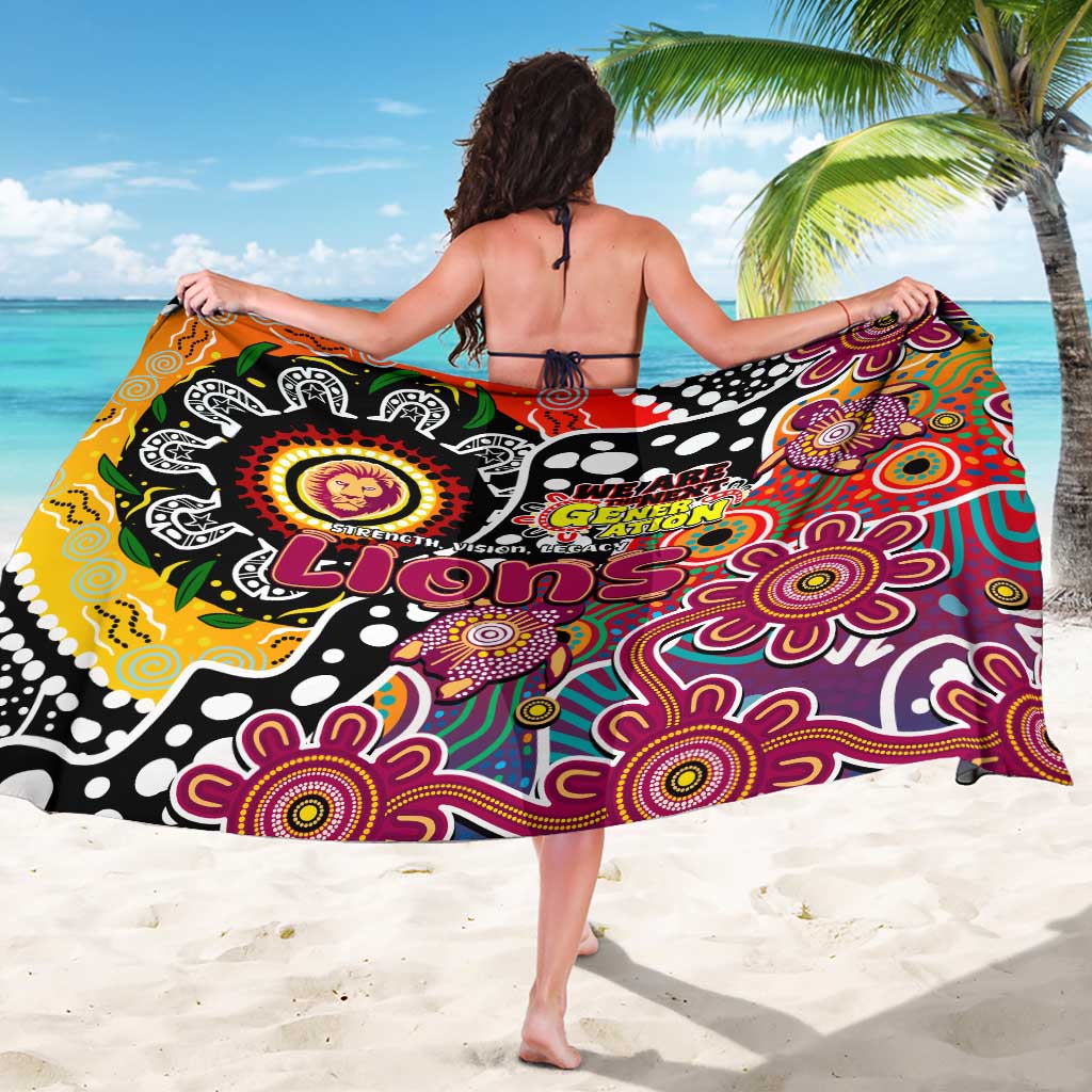 Lions AFL Celebrating 50 Years of Naidoc Sarong NAIDOC Week 2025 Aboriginal