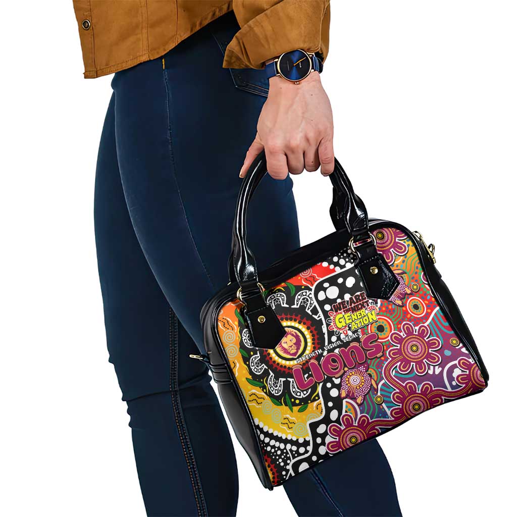 Lions AFL Celebrating 50 Years of Naidoc Shoulder Handbag NAIDOC Week 2025 Aboriginal