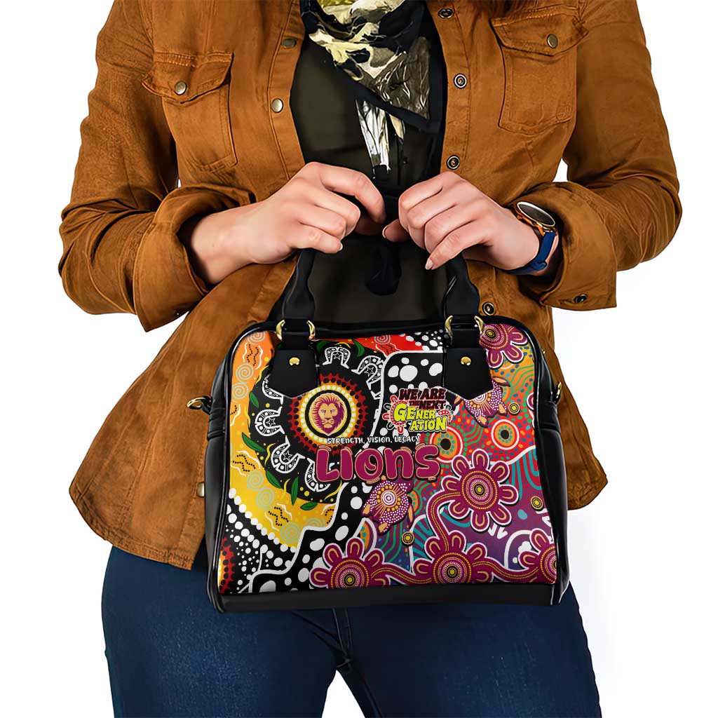 Lions AFL Celebrating 50 Years of Naidoc Shoulder Handbag NAIDOC Week 2025 Aboriginal