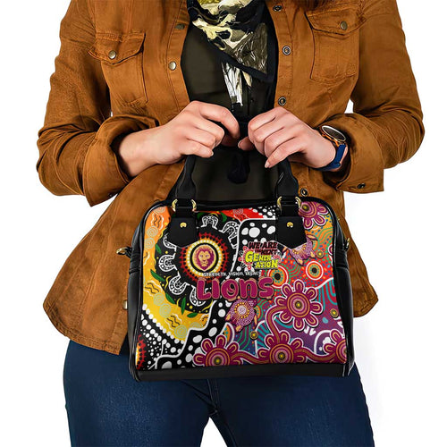 Lions AFL Celebrating 50 Years of Naidoc Shoulder Handbag NAIDOC Week 2025 Aboriginal
