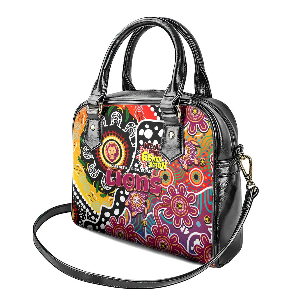 Lions AFL Celebrating 50 Years of Naidoc Shoulder Handbag NAIDOC Week 2025 Aboriginal