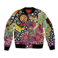 Personalised Lions AFL Celebrating 50 Years of Naidoc Sleeve Zip Bomber Jacket NAIDOC Week 2025 Aboriginal