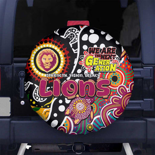 Lions AFL Celebrating 50 Years of Naidoc Spare Tire Cover NAIDOC Week 2025 Aboriginal