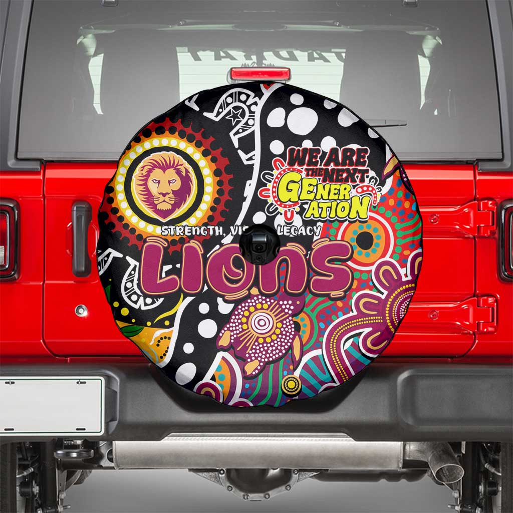 Lions AFL Celebrating 50 Years of Naidoc Spare Tire Cover NAIDOC Week 2025 Aboriginal