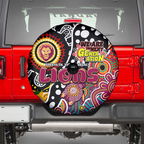 Lions AFL Celebrating 50 Years of Naidoc Spare Tire Cover NAIDOC Week 2025 Aboriginal