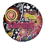 Lions AFL Celebrating 50 Years of Naidoc Spare Tire Cover NAIDOC Week 2025 Aboriginal