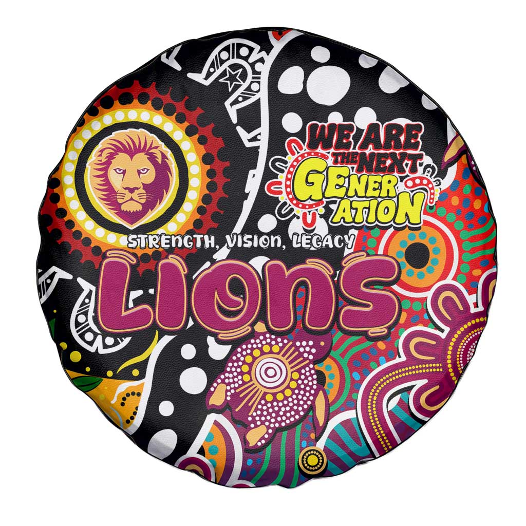 Lions AFL Celebrating 50 Years of Naidoc Spare Tire Cover NAIDOC Week 2025 Aboriginal