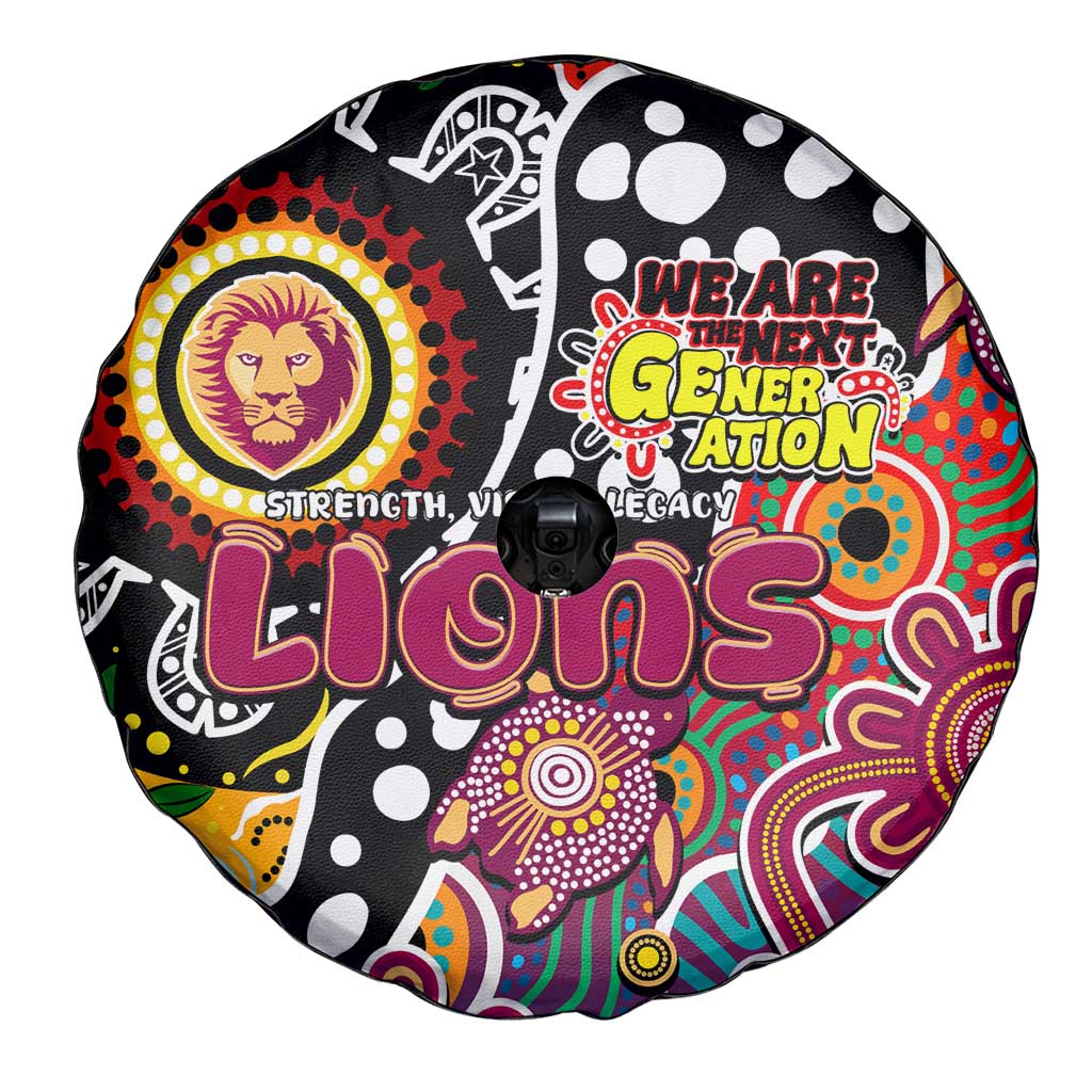 Lions AFL Celebrating 50 Years of Naidoc Spare Tire Cover NAIDOC Week 2025 Aboriginal