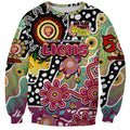 Personalised Lions AFL Celebrating 50 Years of Naidoc Sweatshirt NAIDOC Week 2025 Aboriginal