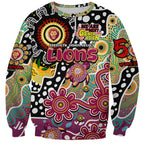 Personalised Lions AFL Celebrating 50 Years of Naidoc Sweatshirt NAIDOC Week 2025 Aboriginal