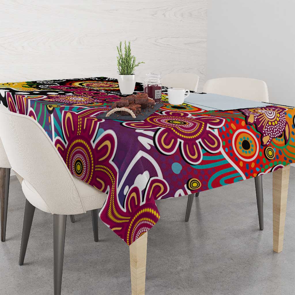 Lions AFL Celebrating 50 Years of Naidoc Tablecloth NAIDOC Week 2025 Aboriginal