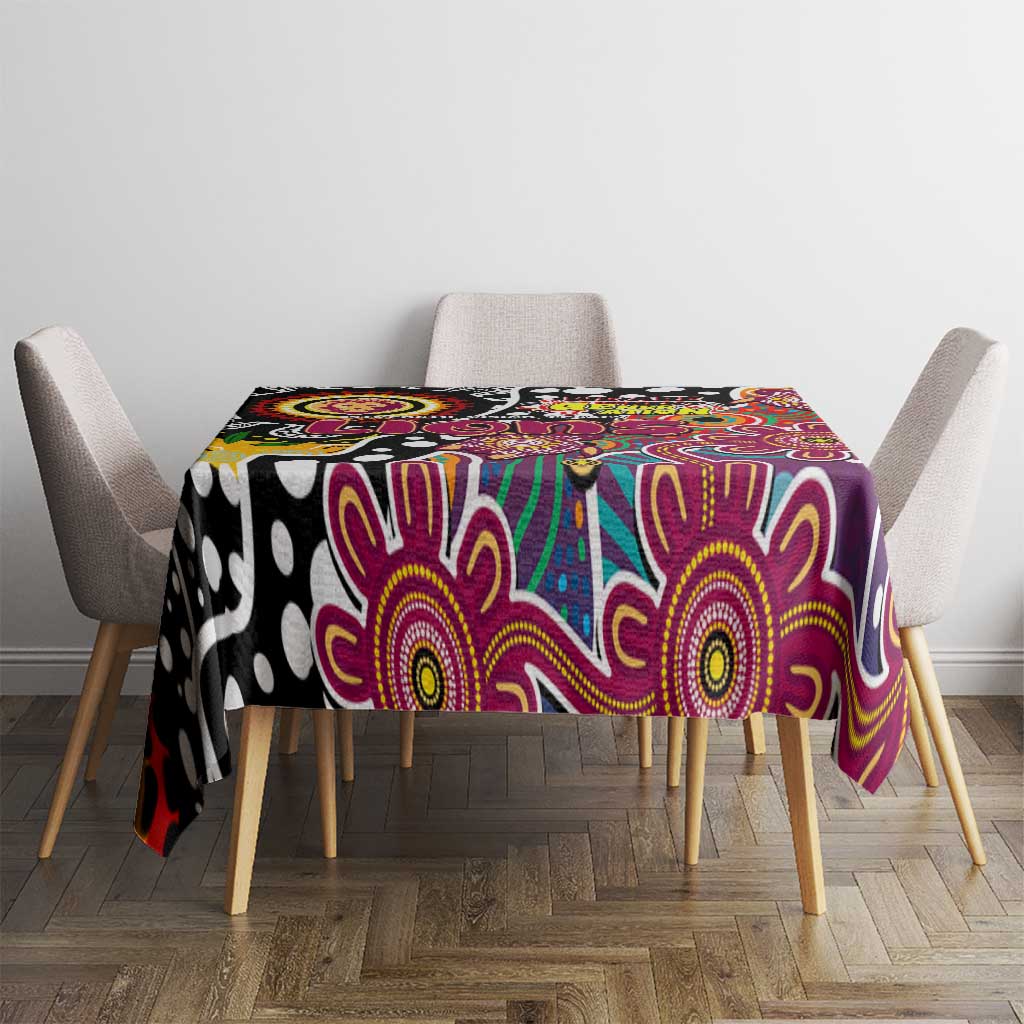 Lions AFL Celebrating 50 Years of Naidoc Tablecloth NAIDOC Week 2025 Aboriginal