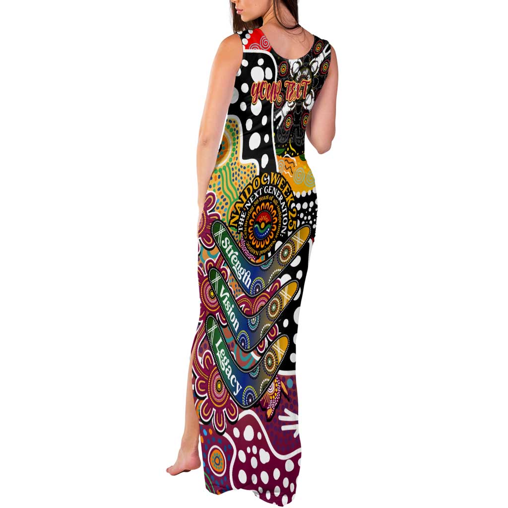 Personalised Lions AFL Celebrating 50 Years of Naidoc Tank Maxi Dress NAIDOC Week 2025 Aboriginal