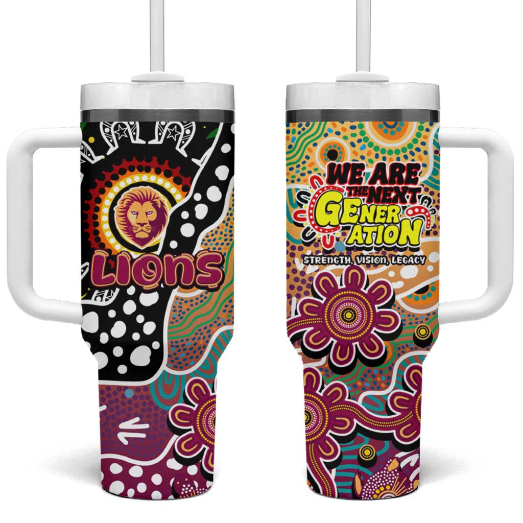 Lions AFL Celebrating 50 Years of Naidoc Tumbler With Handle NAIDOC Week 2025 Aboriginal