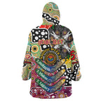 Personalised Lions AFL Celebrating 50 Years of Naidoc Wearable Blanket Hoodie NAIDOC Week 2025 Aboriginal