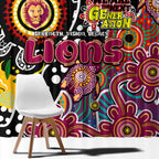 Lions AFL Celebrating 50 Years of Naidoc Window Curtain NAIDOC Week 2025 Aboriginal