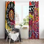 Lions AFL Celebrating 50 Years of Naidoc Window Curtain NAIDOC Week 2025 Aboriginal