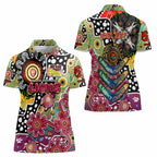 Personalised Lions AFL Celebrating 50 Years of Naidoc Women Polo Shirt NAIDOC Week 2025 Aboriginal