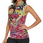 Personalised Lions AFL Celebrating 50 Years of Naidoc Women Sleeveless Polo Shirt NAIDOC Week 2025 Aboriginal