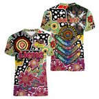 Personalised Lions AFL Celebrating 50 Years of Naidoc Women V-Neck T-Shirt NAIDOC Week 2025 Aboriginal
