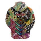 Personalised Lions AFL Celebrating 50 Years of Naidoc Zip Hoodie NAIDOC Week 2025 Aboriginal