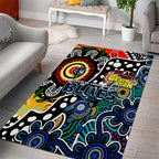 Blues AFL Celebrating 50 Years of Naidoc Area Rug NAIDOC Week 2025 Aboriginal